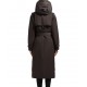 Khujo Elena 3 Winter Coat Trench With Belt-Mod/Plu