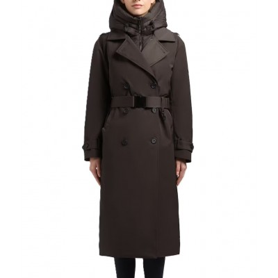 Khujo Elena 3 Winter Coat Trench With Belt-Mod/Plu Khujo Elena 3 Winter Coat Trench With Belt-Mod/Plu