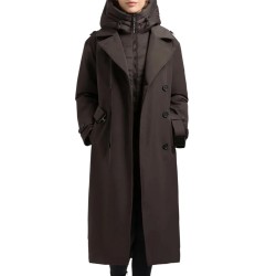 Khujo Elena 3 Winter Coat Trench With Belt-Cho/Chi