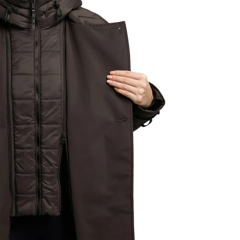 Khujo Elena 3 Winter Coat Trench With Belt-Cho/Chi Khujo Elena 3 Winter Coat Trench With Belt-Cho/Chi