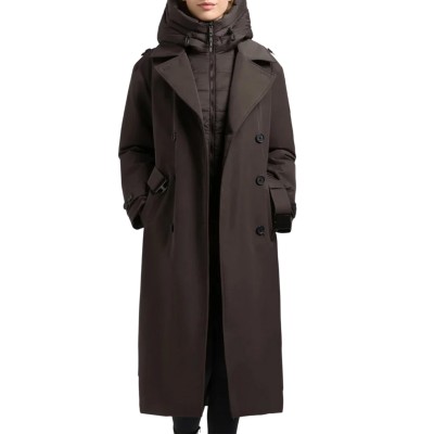 Khujo Elena 3 Winter Coat Trench With Belt-Cho/Chi
