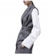 Lotus Eaters Blazer Sleeveless With Belrt-Grey Lotus Eaters Blazer Sleeveless With Belrt-Grey
