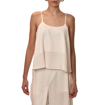 Lotus Eaters Tank Top-Ecru