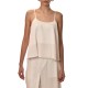 Lotus Eaters Tank Top-Ecru