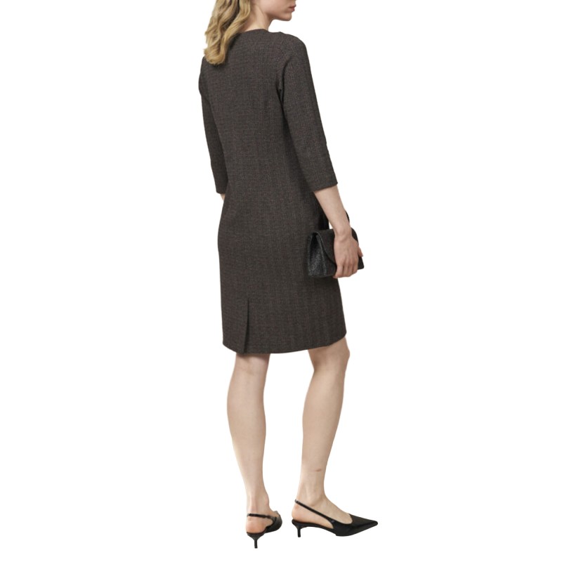 Alexander & Jacob Dress Herringbone Pattern-Black Alexander & Jacob Dress Herringbone Pattern-Black