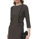 Alexander & Jacob Dress Herringbone Pattern-Black Alexander & Jacob Dress Herringbone Pattern-Black