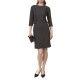 Alexander & Jacob Dress Herringbone Pattern-Black Alexander & Jacob Dress Herringbone Pattern-Black