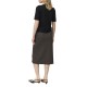 Alexander & Jacob Skirt Midi Herringbone Pattern-Black Alexander & Jacob Skirt Midi Herringbone Pattern-Black