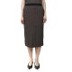 Alexander & Jacob Skirt Midi Herringbone Pattern-Black Alexander & Jacob Skirt Midi Herringbone Pattern-Black