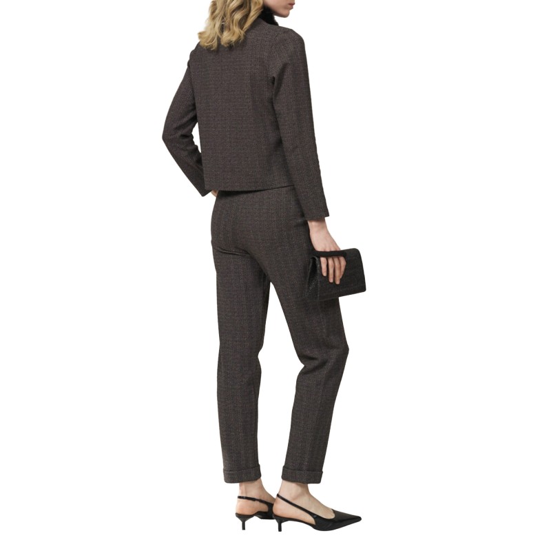 Alexander & Jacob Trousers Herringbone Jogger-Black Alexander & Jacob Trousers Herringbone Jogger-Black