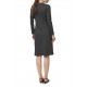 Alexander & Jacob Dress Ve Ruffle Rip-Grey Alexander & Jacob Dress Ve Ruffle Rip-Grey
