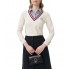 Alexander & Jacob Top Shirt Striped With Logo-Cream