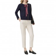 Alexander & Jacob Jacket Zip Up With Bow Tie-Blue