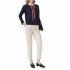 Alexander & Jacob Jacket Zip Up With Bow Tie-Blue
