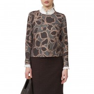 Alexander & Jacob Blouse Knit-Grey