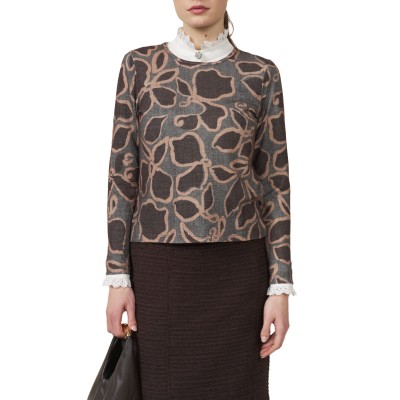 Alexander & Jacob Blouse Knit-Grey