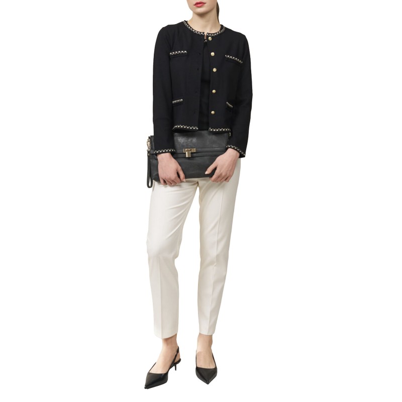 Alexander & Jacob Cardigan Goldie Braided-Black Alexander & Jacob Cardigan Goldie Braided-Black