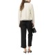 Alexander & Jacob Cardigan Contrast Braid-Cream Alexander & Jacob Cardigan Contrast Braid-Cream