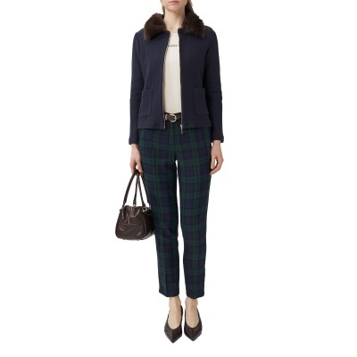Alexander & Jacob Trousers Tartan Checked-Blue Alexander & Jacob Trousers Tartan Checked-Blue