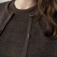 Alexander & Jacob Cardigan Checked Wool-Brown Alexander & Jacob Cardigan Checked Wool-Brown