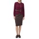 Alexander & Jacob T-Shirt Knit Braided-Aubergine