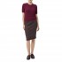 Alexander & Jacob T-Shirt Knit Braided-Aubergine