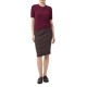 Alexander & Jacob T-Shirt Knit Braided-Aubergine