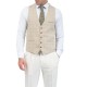 Vittorio Carbon Striped Blazer With Vest-Beige Vittorio Carbon Striped Blazer With Vest-Beige