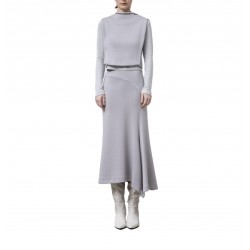 Lotus Eaters Skirt-Light Grey