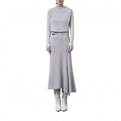 Lotus Eaters Skirt-Light Grey