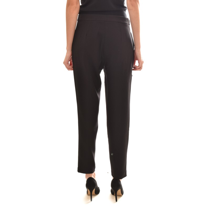 Semiology Trousers With Cutout Details-Black