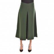 Semiology Wide Midi Fit Shorts-Green