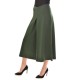 Semiology Wide Midi Fit Shorts-Green