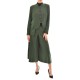 Semiology Wide Midi Fit Shorts-Green