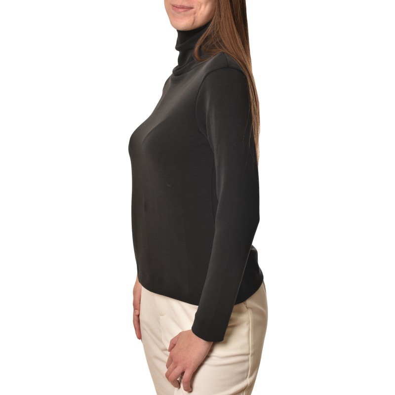 Lotus Eaters Blouse Turtleneck-Anthracite