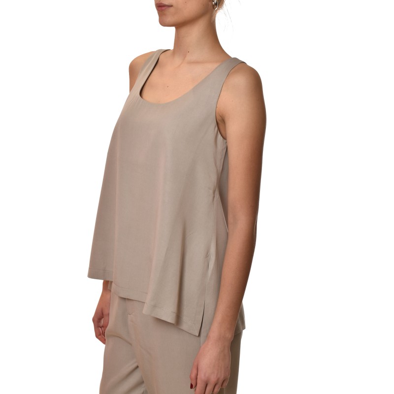 Lotus Eaters Tank Top-Silver
