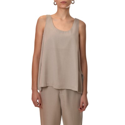 Lotus Eaters Tank Top-Silver