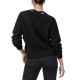 Bill Cost Blouse Knitted With Perforated Details-Black Bill Cost Blouse Knitted With Perforated Details-Black