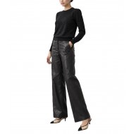 Bill Cost Top Knitted With Sequins-Black