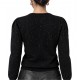 Bill Cost Top Knitted With Sequins-Black Bill Cost Top Knitted With Sequins-Black