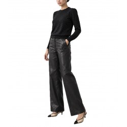 Bill Cost Top Knitted With Sequins-Black