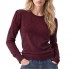 Bill Cost Top Knitted With Sequins-Bordeuax