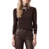 Bill Cost Top Knitted With Sequins-Brown