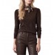 Bill Cost Top Knitted With Sequins-Brown Bill Cost Top Knitted With Sequins-Brown