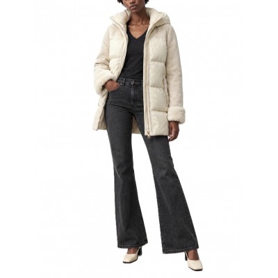 Bill Cost Quilted Jacket With Suede-Vanilla