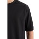 Vittorio T-Shirt Oversized Rib-Black Vittorio T-Shirt Oversized Rib-Black