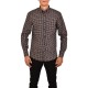Vittorio Shirt Colorful Balls Pattern-Black