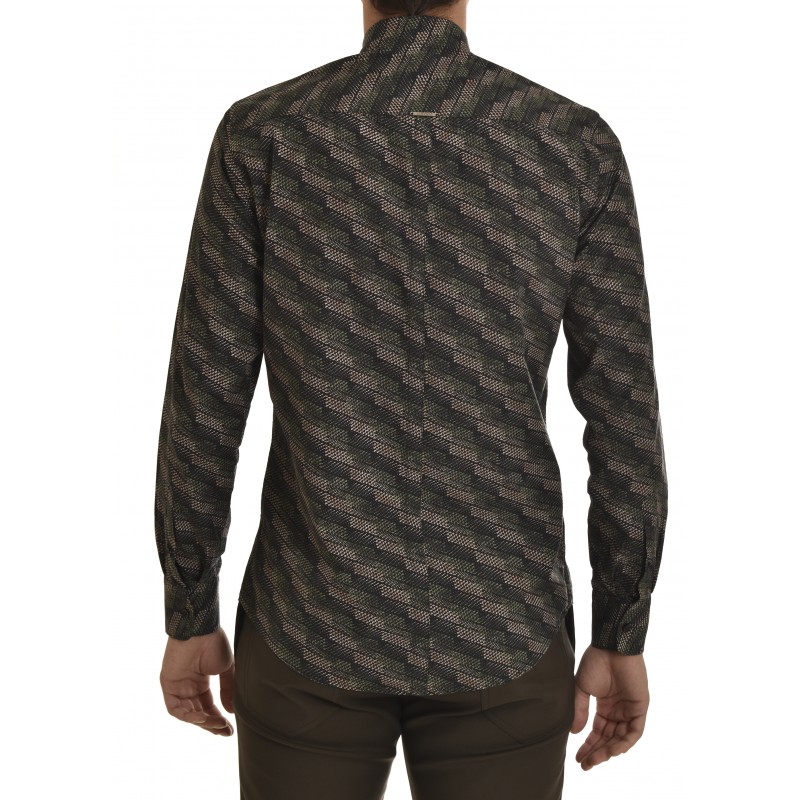 Vittorio Shirt Pntinted-Chaki Vittorio Shirt Pntinted-Chaki