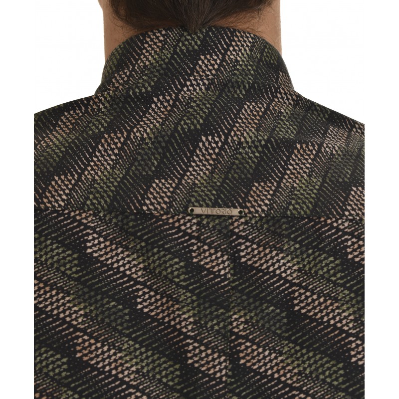 Vittorio Shirt Pntinted-Chaki Vittorio Shirt Pntinted-Chaki