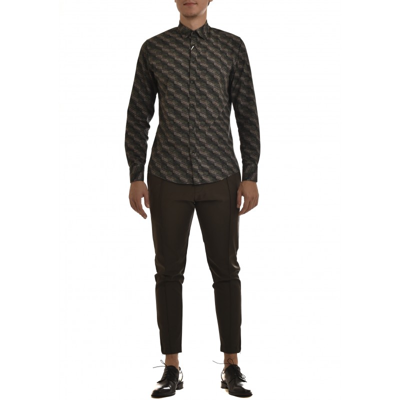 Vittorio Shirt Pntinted-Chaki Vittorio Shirt Pntinted-Chaki
